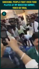 People were seen fighting over Food Plates At MP Investor Summit 1080.mp4