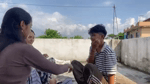Slap challenge __ No reaction😂__Eat with Saru 360.mp4